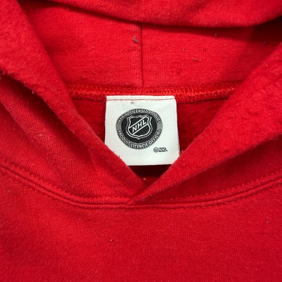 New York Rangers Hoodie NHL Hockey Broadway Blueshirts Mens Pullover Red - Picture 3 of 10